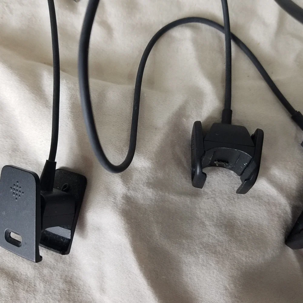 Fitbit Charge 2 Activity Tracker Lot Unisex OSFM Black Good Mixed Parts Bundle